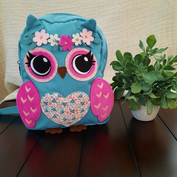 Claire's Other - Claires Club Owl Backpack Brand New